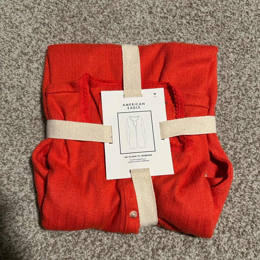 American Eagle Plush PJ Romper - Picture 2 of 3